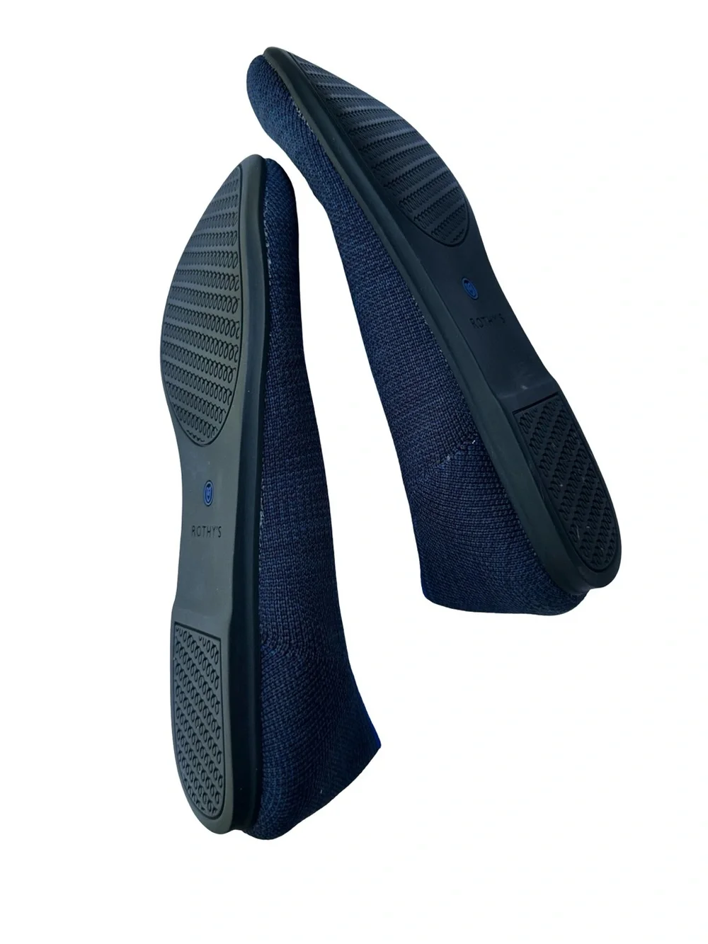 Rothy's Navy Knit Ballet Flats